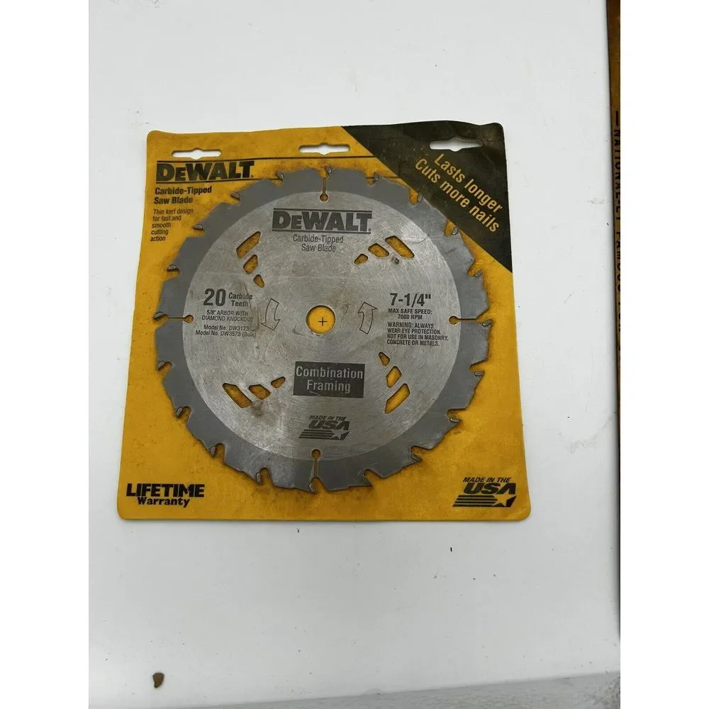 Dewalt USA Carbide Tip 7-1/4